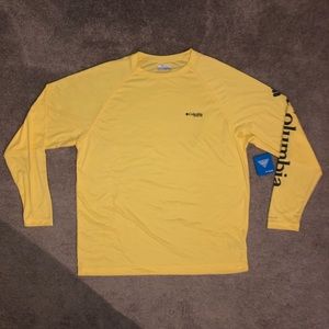 Columbia Performance Long Sleeve Yellow Size XL